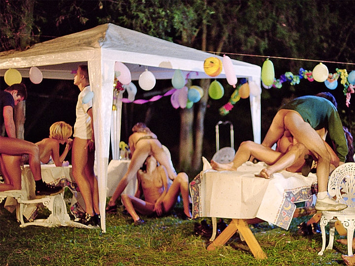 Cindys Party Becomes an Orgy with DP and Blowjobs with Facials